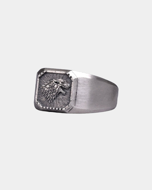 Antique Wolf Signet Ring