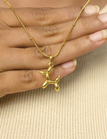 Balloon Dog Charm Pendant