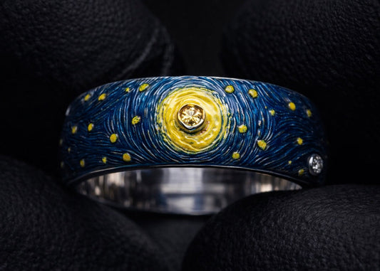 A Starry Night in Silver – When Art Becomes a Ring