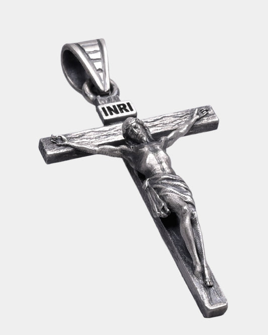 Minimalistic Jesus Cross pendant