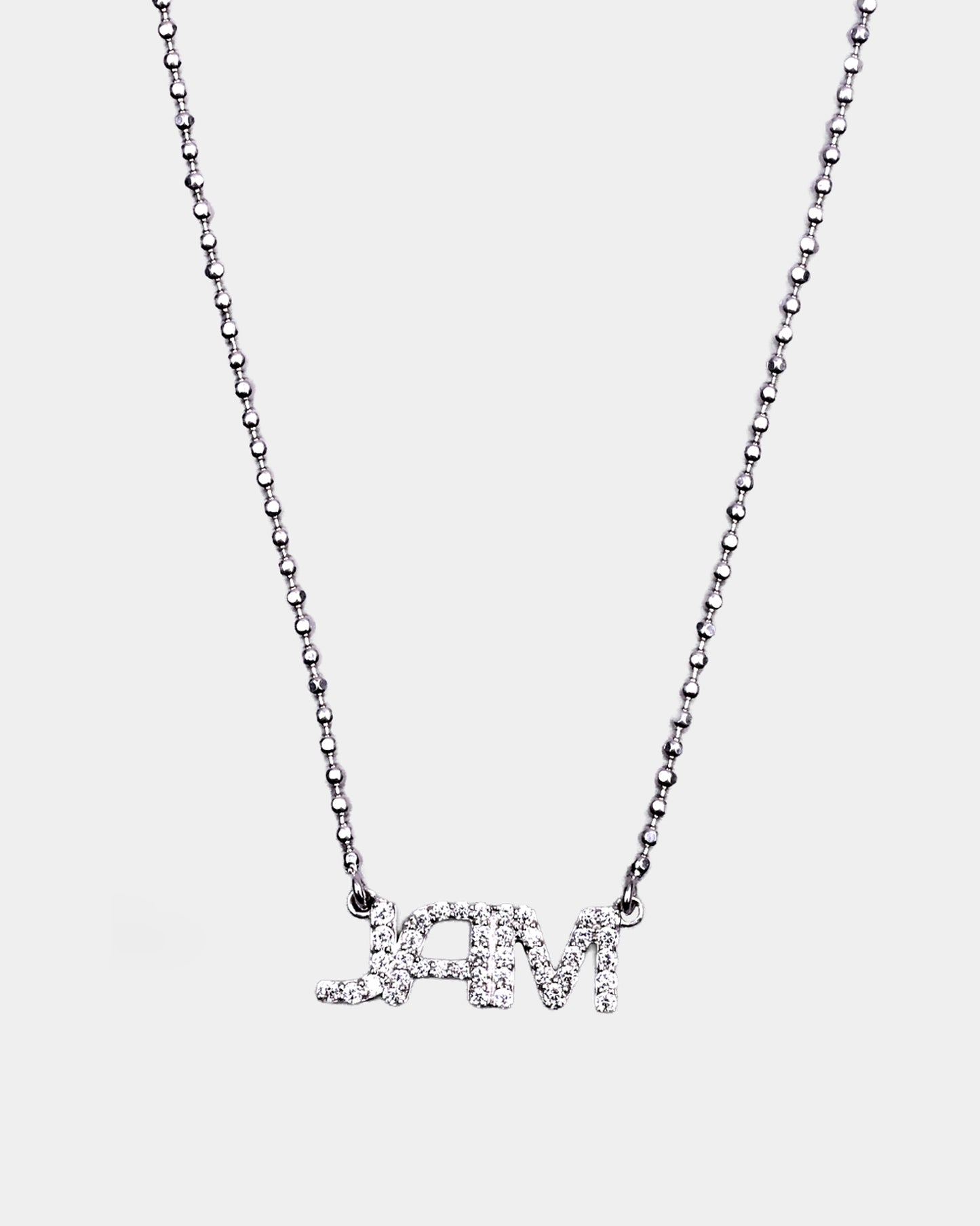 SRK inspired name initial necklace
