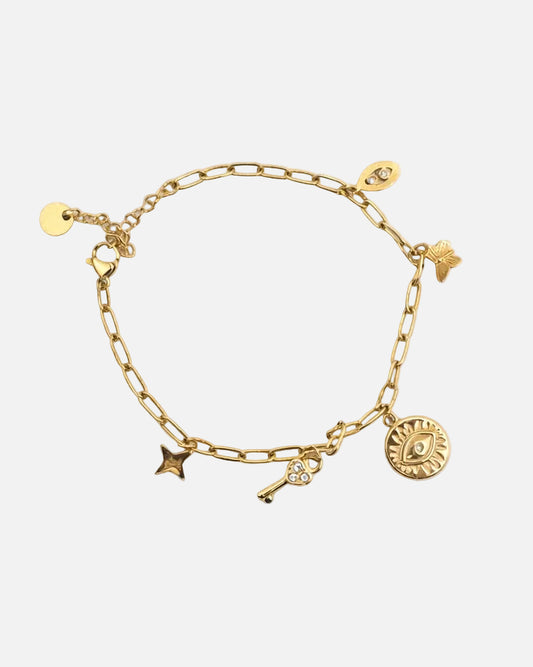 Aesthetic Charm Gold Bracelet