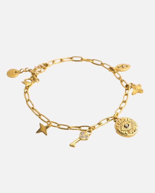 Aesthetic Charm Gold Bracelet