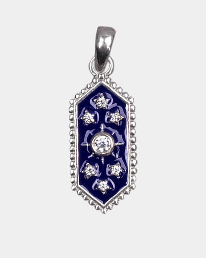 Celestial charm diamond pendant