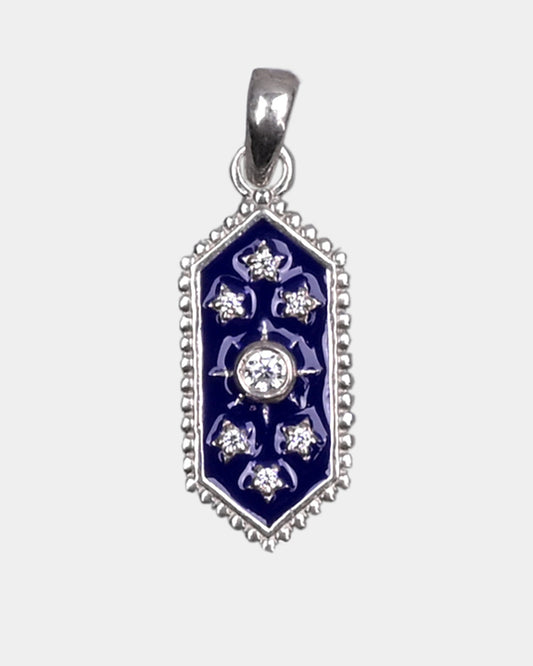 Celestial charm diamond pendant