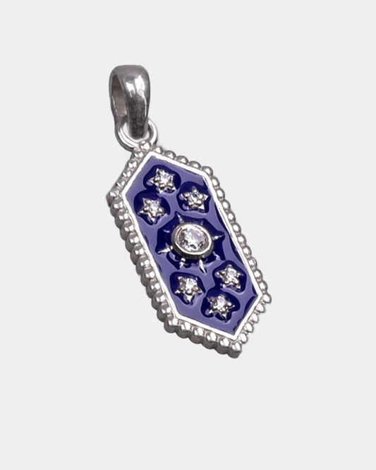 Celestial charm diamond pendant
