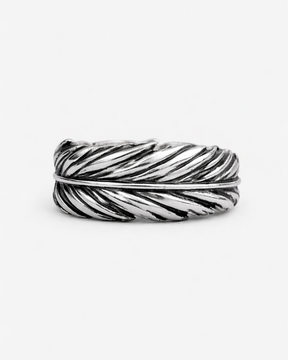 Feather Charm Ring
