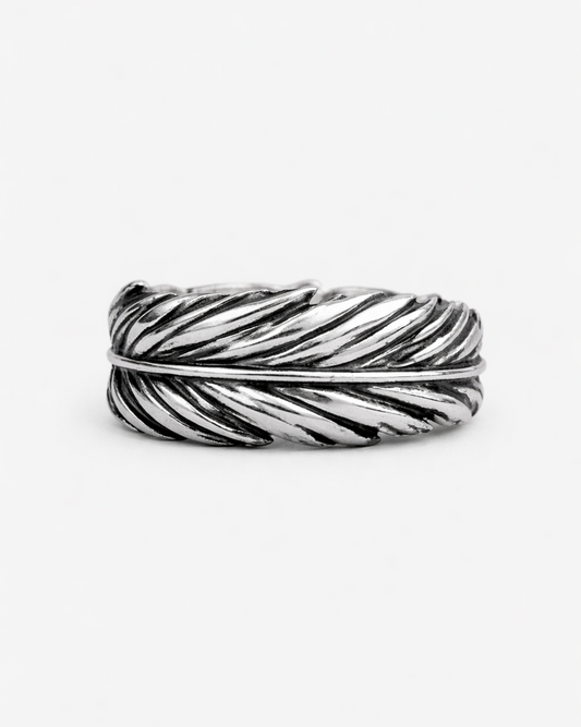 Feather Charm Ring