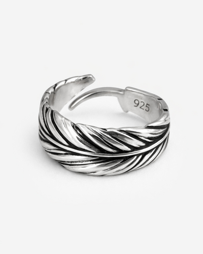 Feather Charm Ring