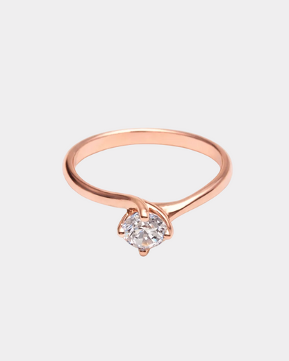 Floating Diamond Promise Ring