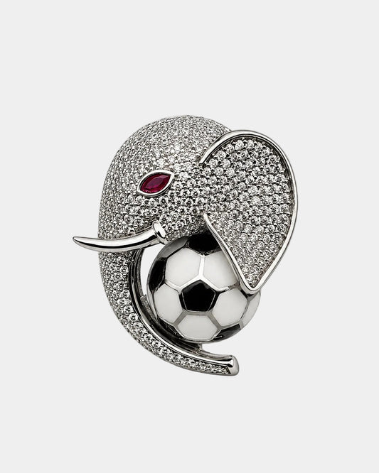 The Regal Tusk Brooch
