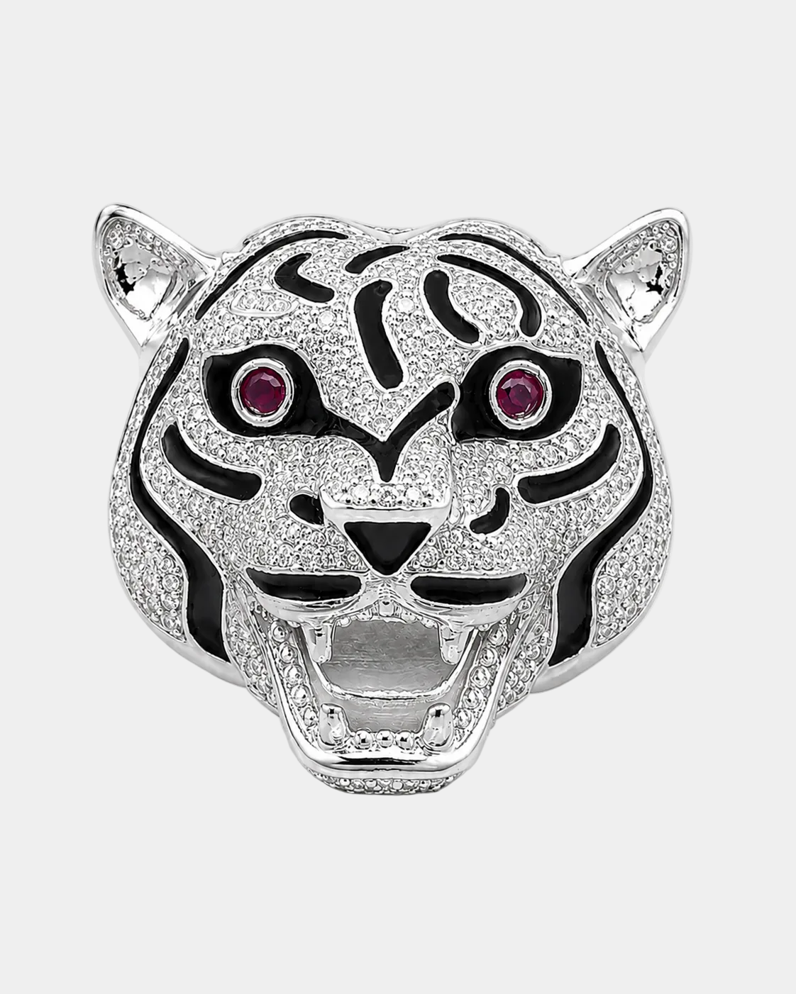 Roaring Fang Tiger Brooch