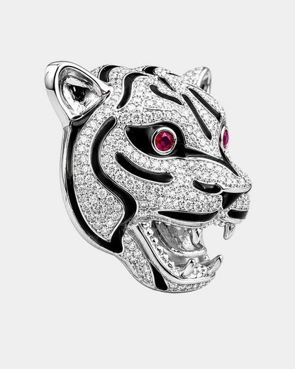 Roaring Fang Tiger Brooch