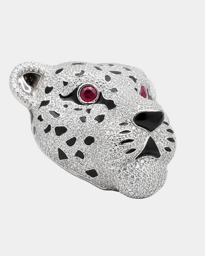 Phantom Leopard Brooch