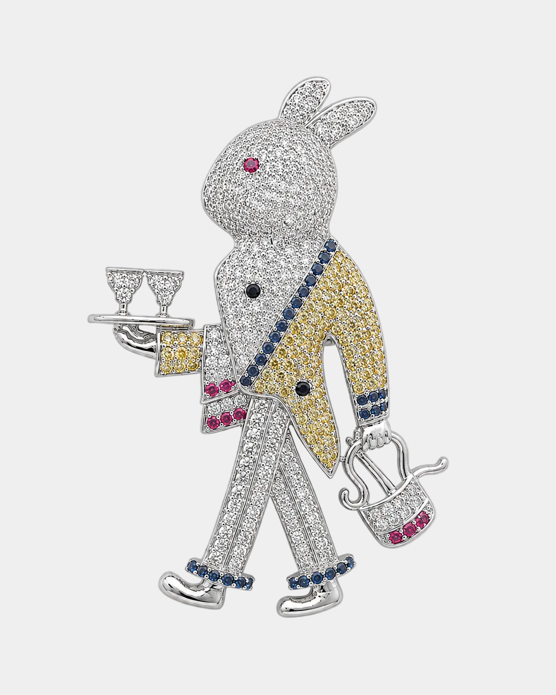 Gentleman Hare Brooch