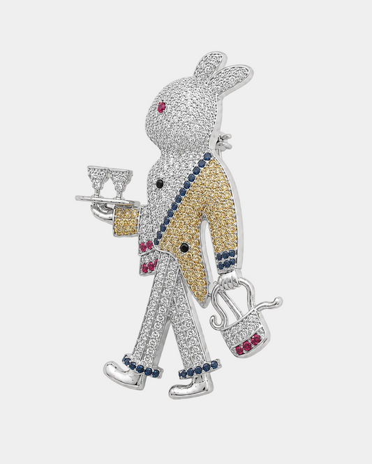 Gentleman Hare Brooch