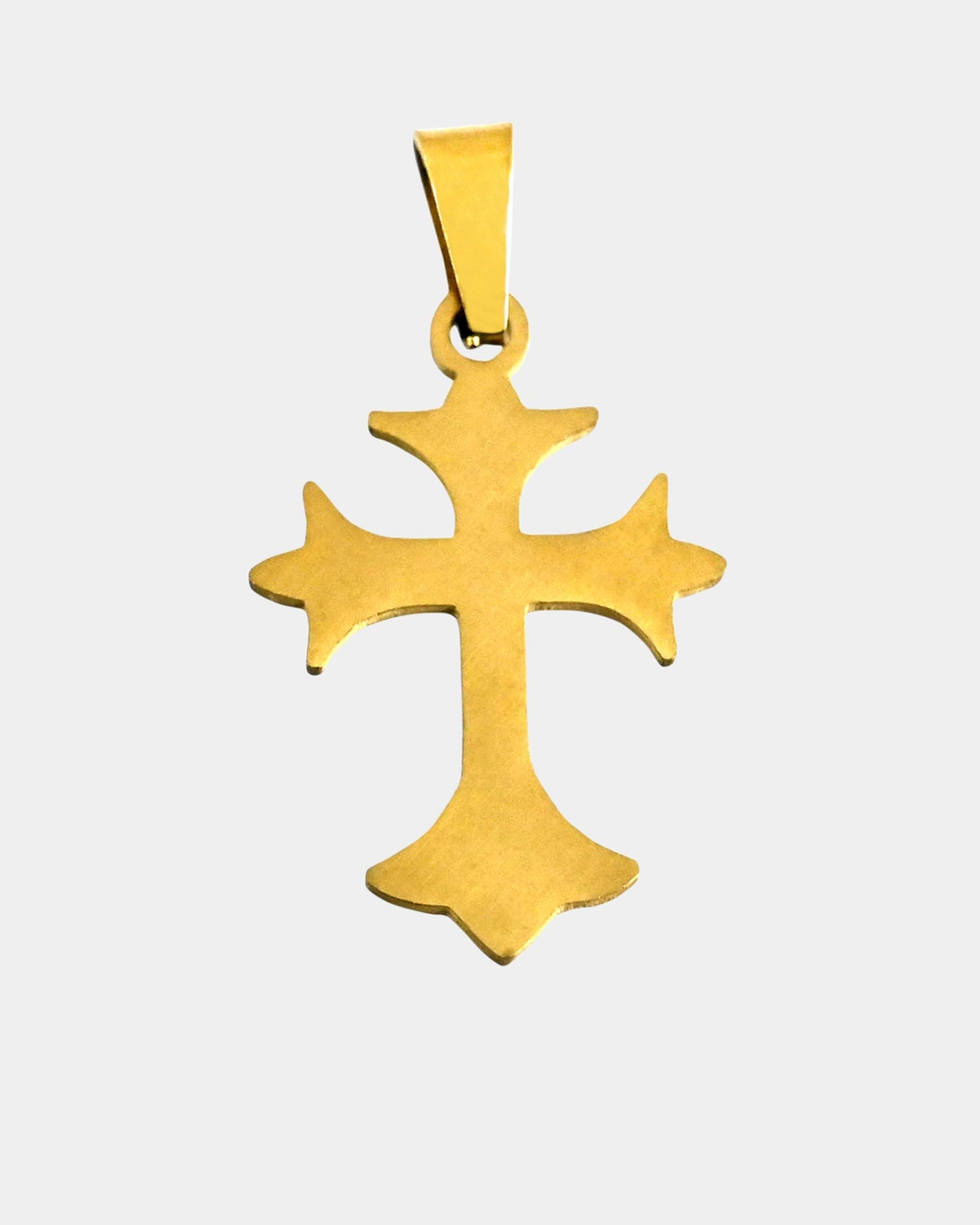 Minimalistic Cross Gold Pendant