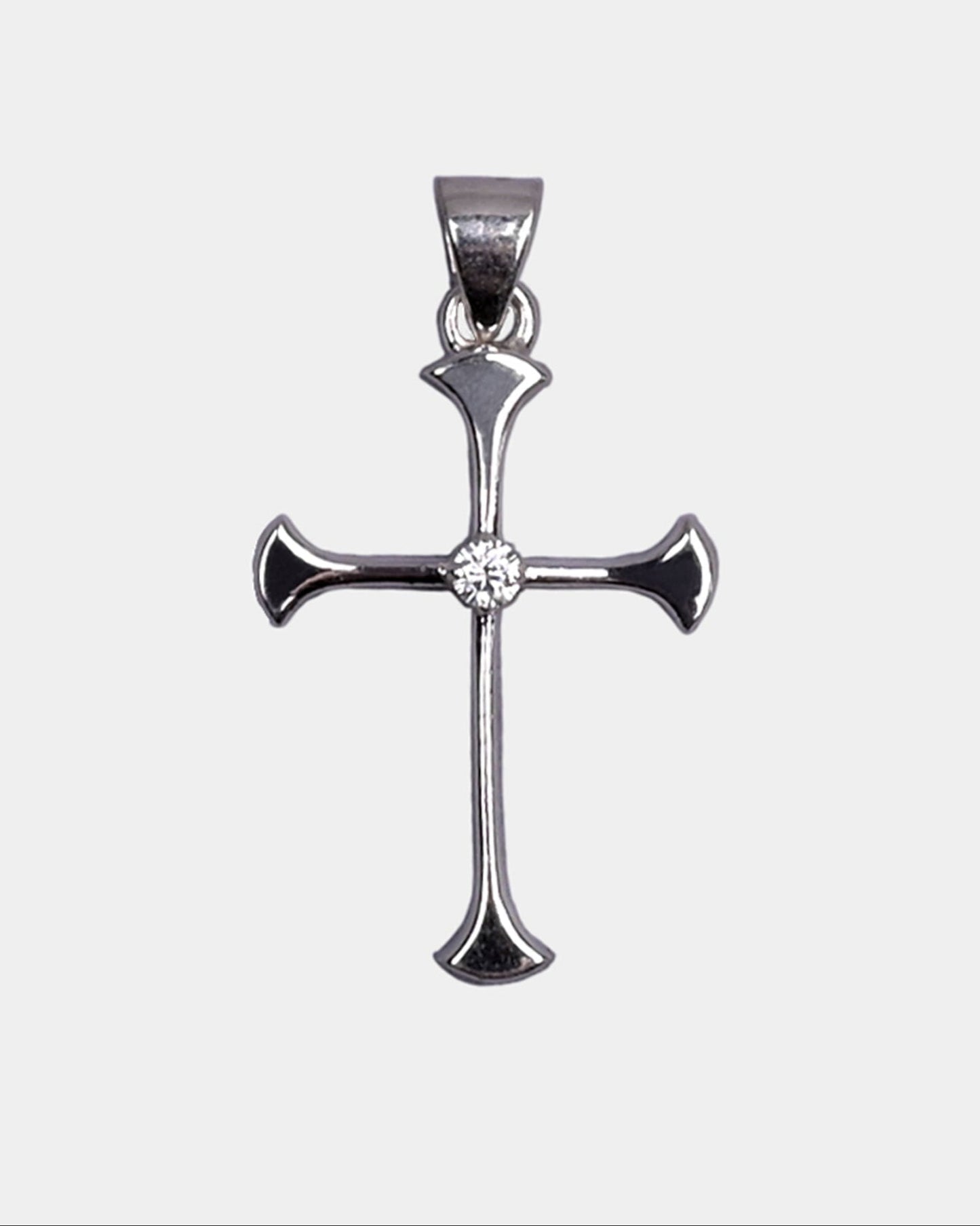 Minimalistic Diamond Cross pendant