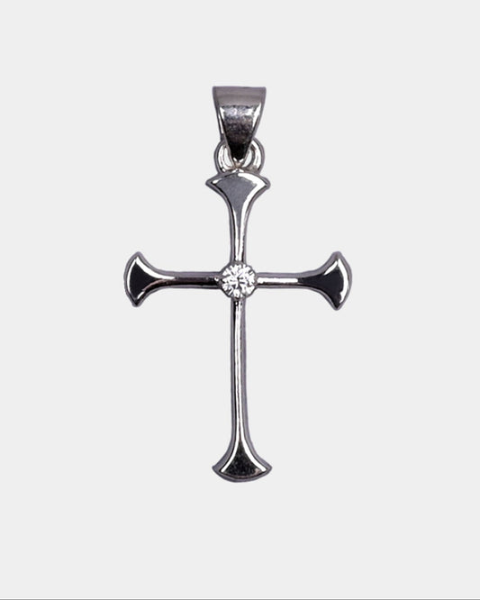 Minimalistic Diamond Cross pendant