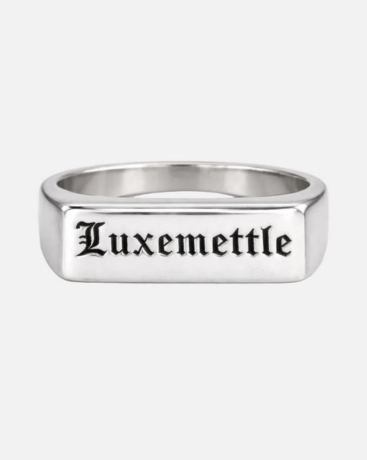 Name Signet Ring