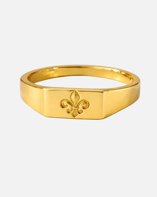 Old Money Symbol Signet Ring