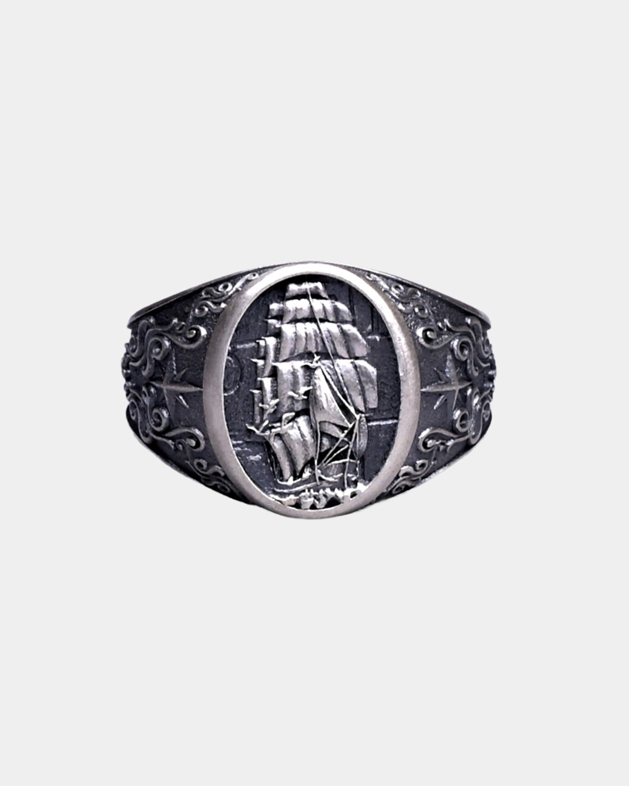 Vintage Pirate Ship Ring