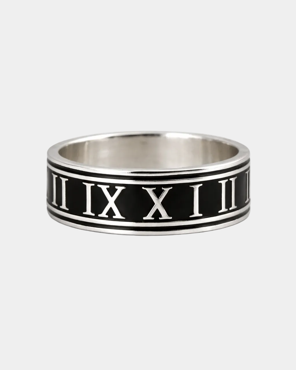 Roman Numeral Band Ring