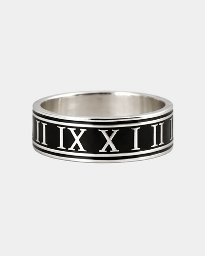 Roman Numeral Band Ring