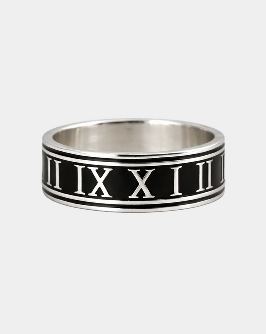Roman Numeral Band Ring