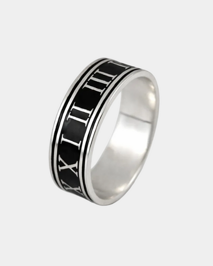 Roman Numeral Band Ring