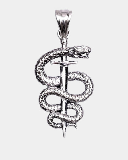 Snake Sword Charm Pendant