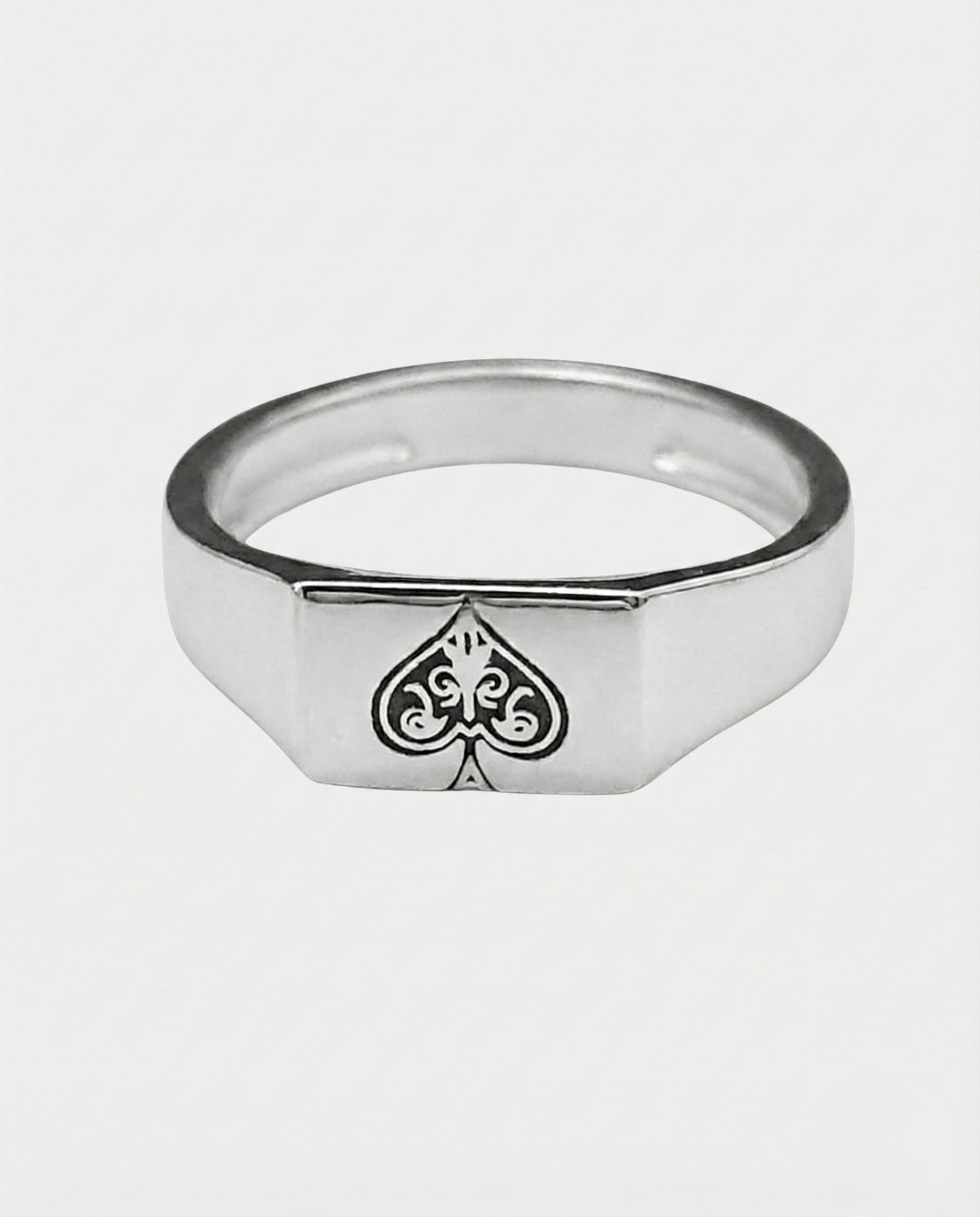 Ace of Spade Signet Ring