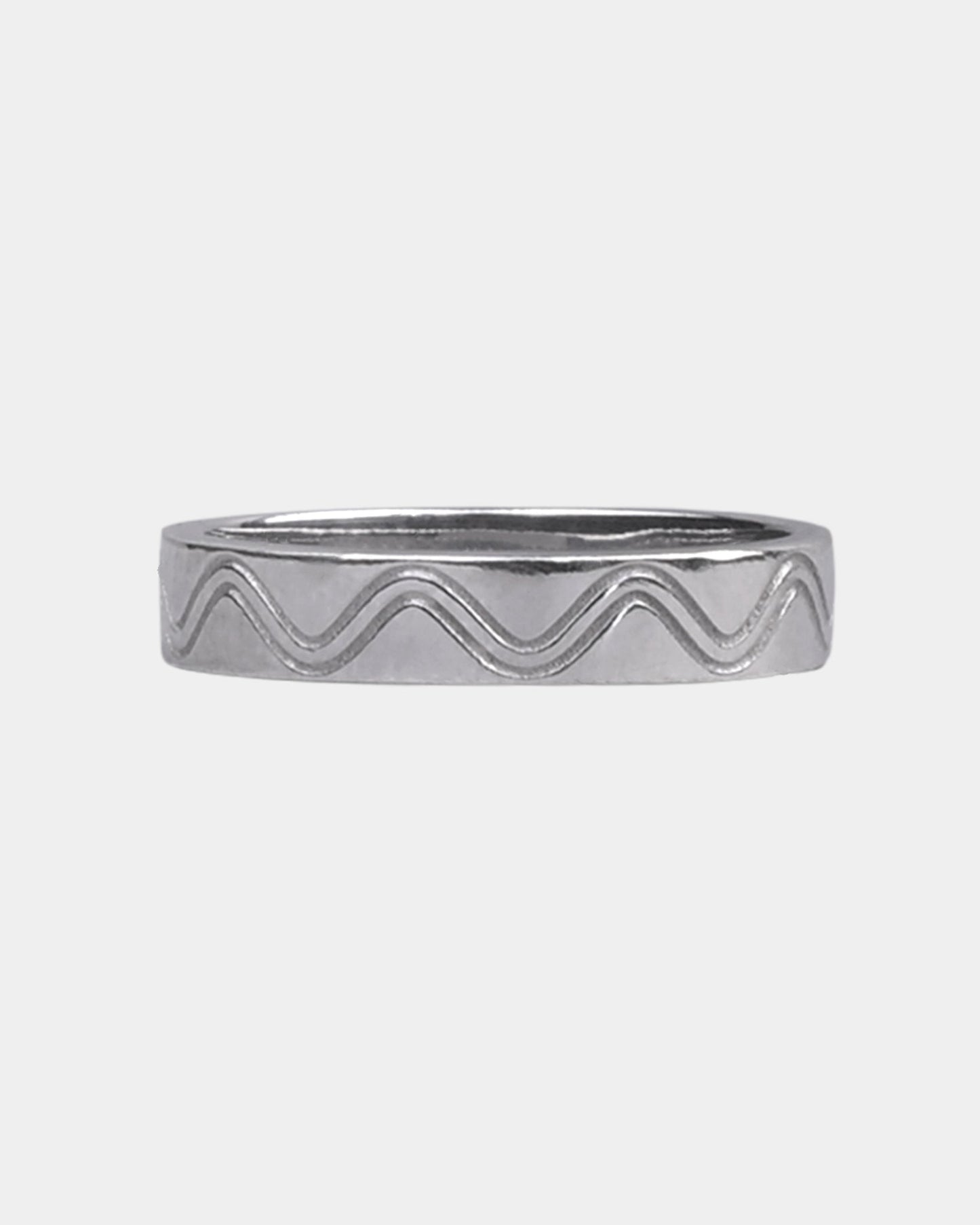 Aesthetic Wave Band Ring