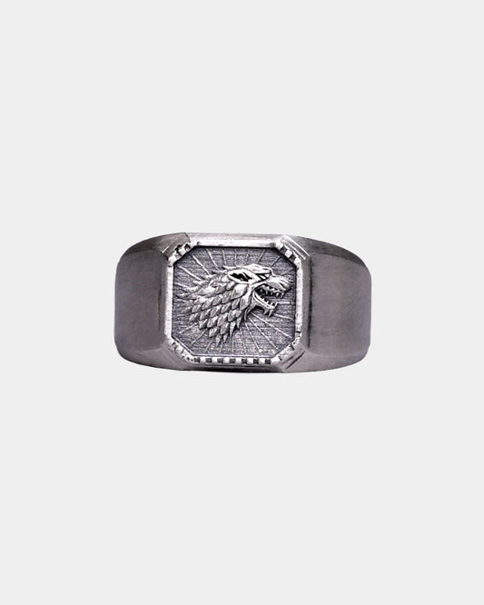 Antique Wolf Signet Ring