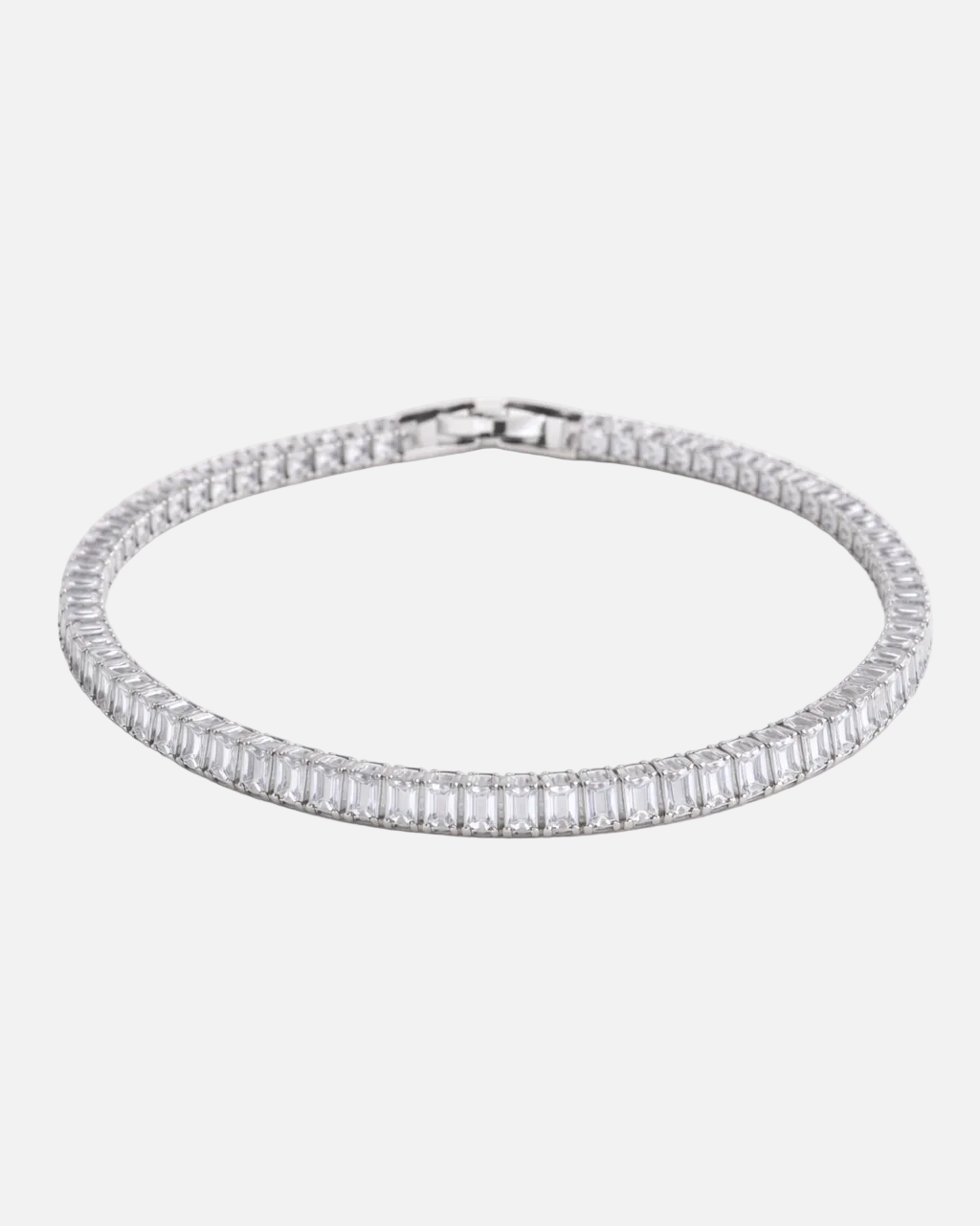 Baguette Diamond Tennis Bracelet