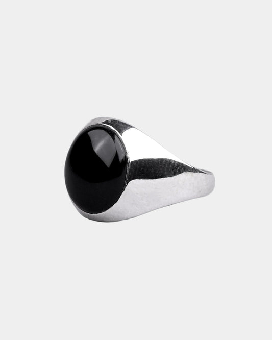 Black Onyx Oval Ring