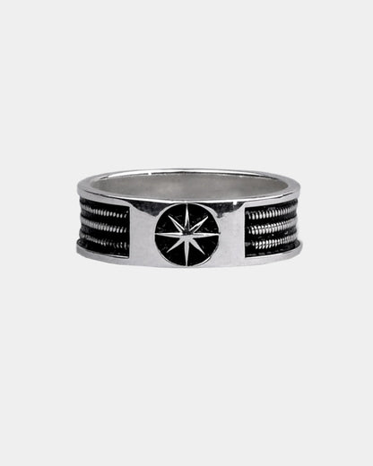 Compass Band Ring