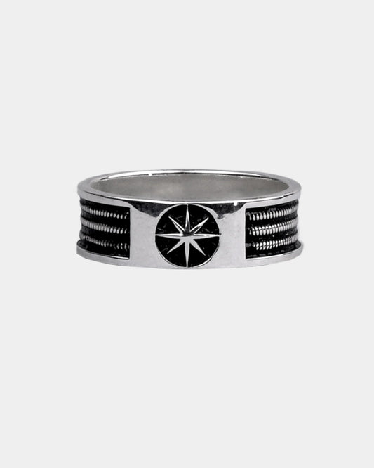 Compass Band Ring