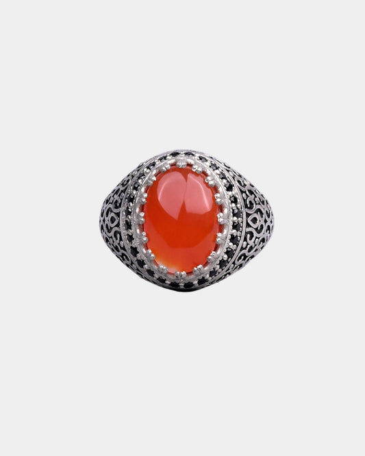Crimson King Crown Ring