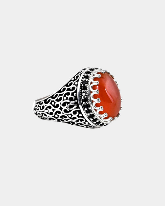 Crimson King Crown Ring