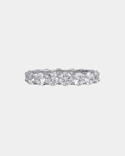 Diamond Studded Band Ring
