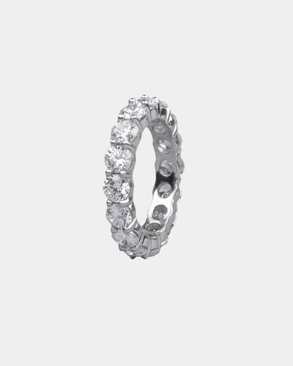 Diamond Studded Band Ring