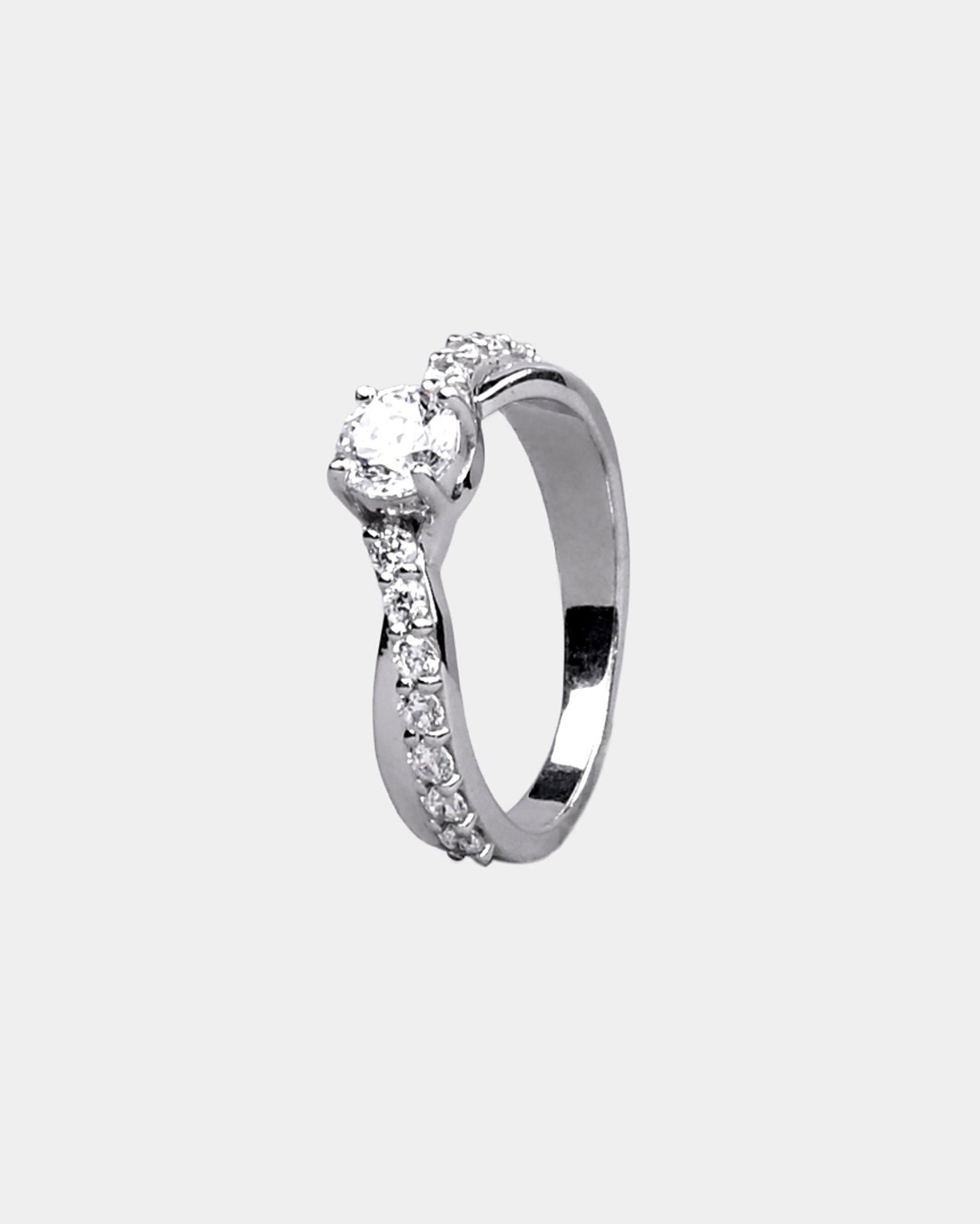 Infinity Solitaire Promise Ring