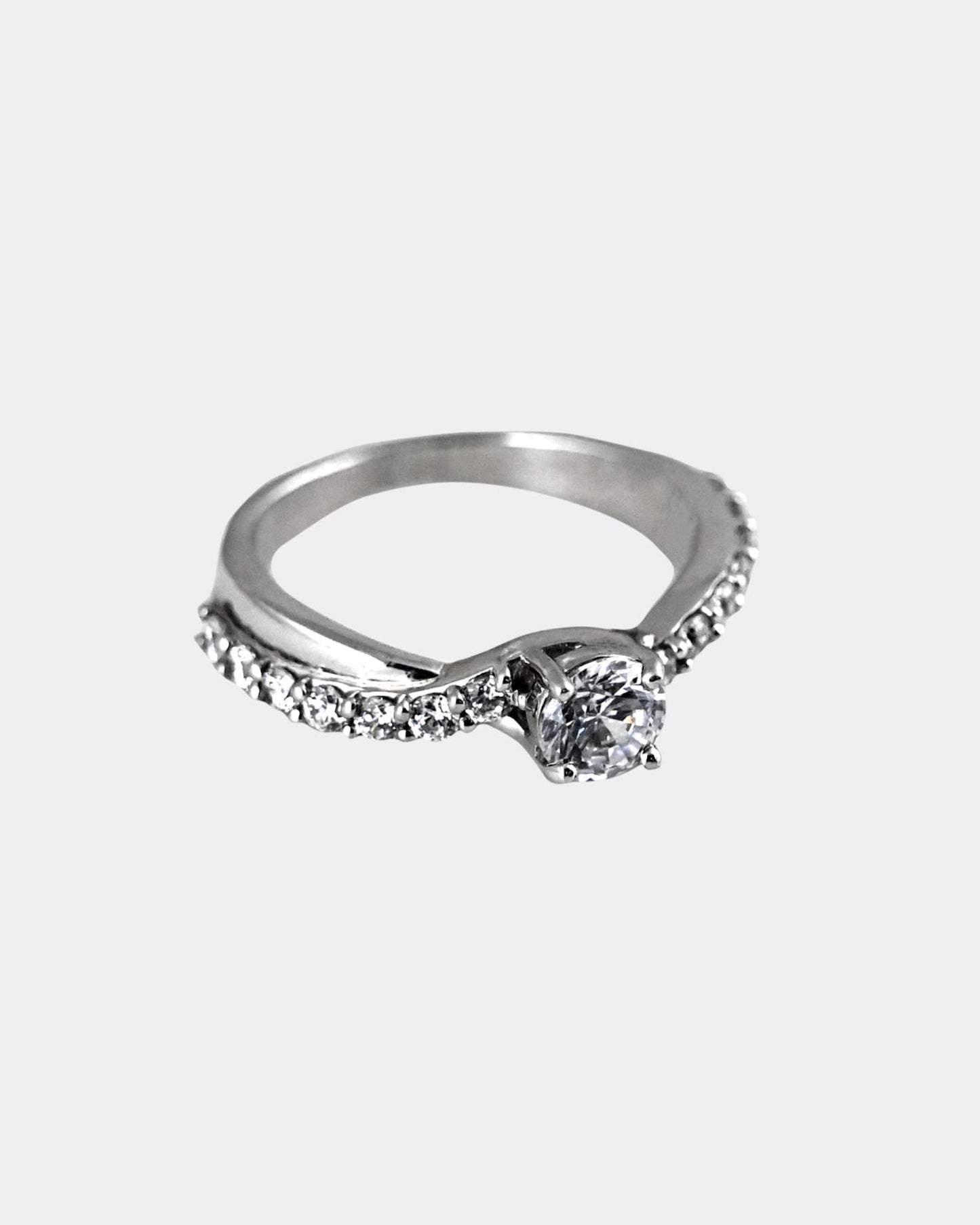 Infinity Solitaire Promise Ring