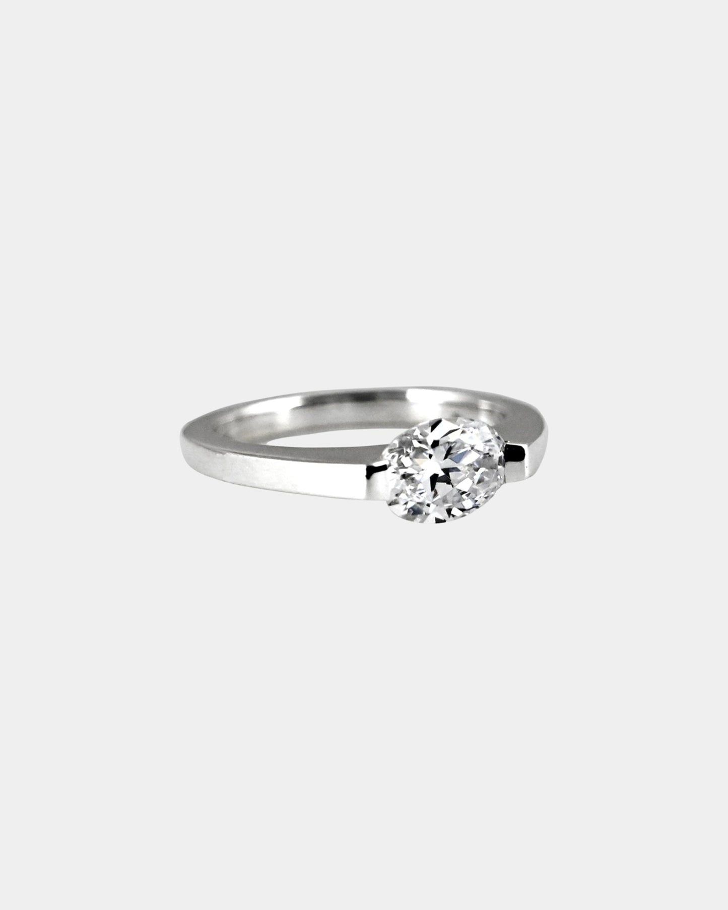 Minimalistic Cocktail Engagement Ring