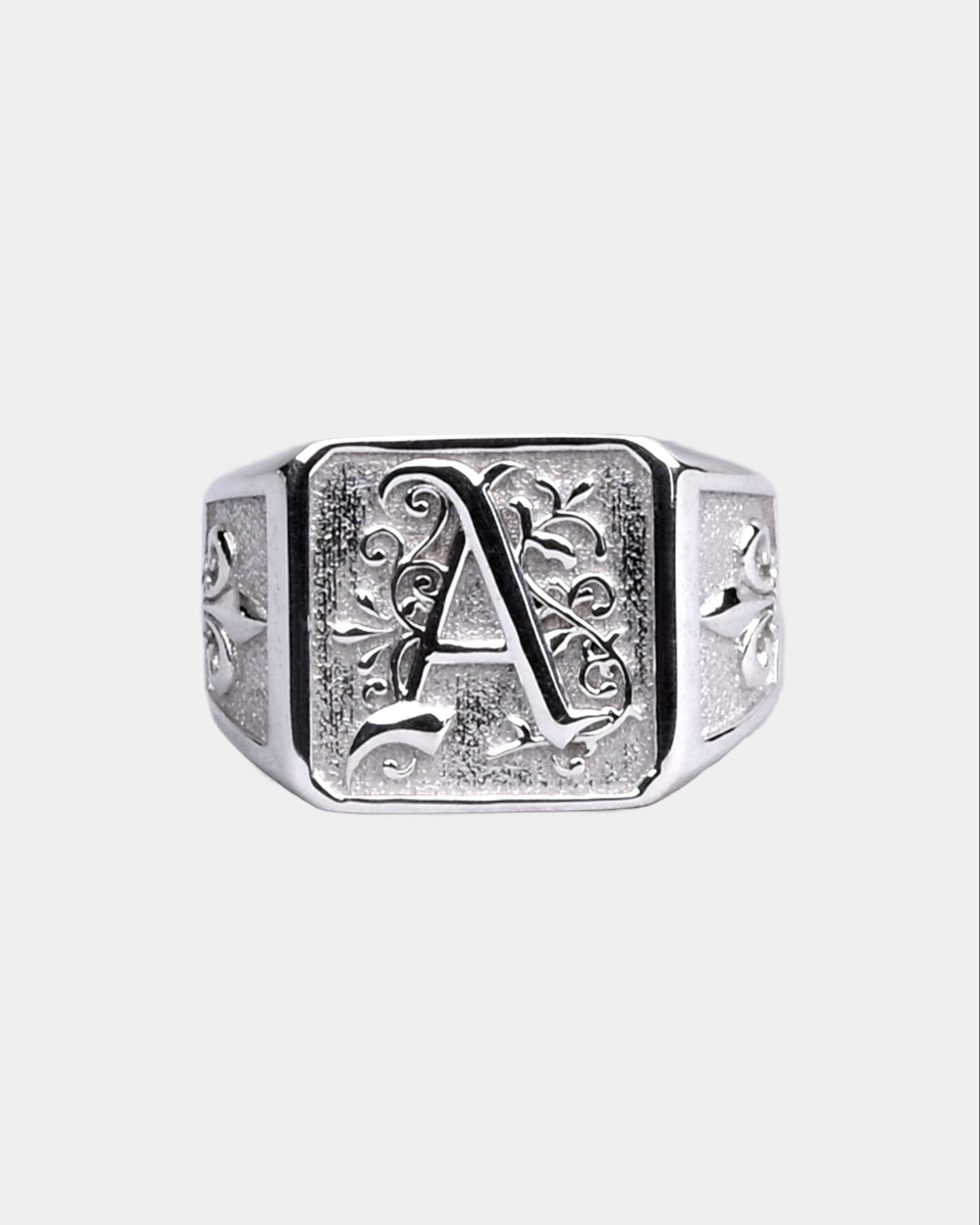 Name Initial Signet ring