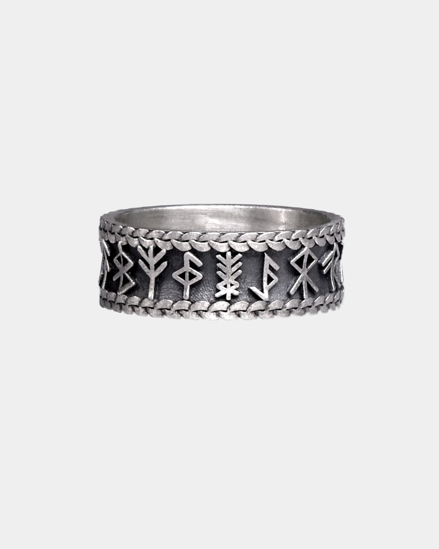 Nordic Viking Rune Knot Ring