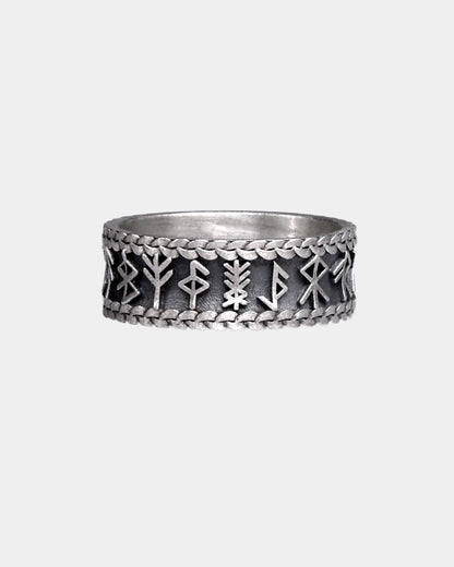Nordic Viking Rune Knot Ring