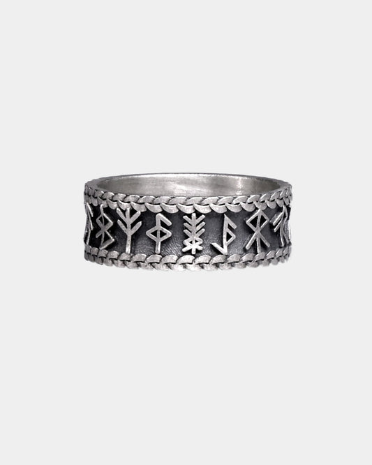 Nordic Viking Rune Knot Ring