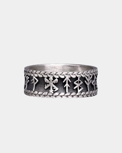 Nordic Viking Rune Knot Ring